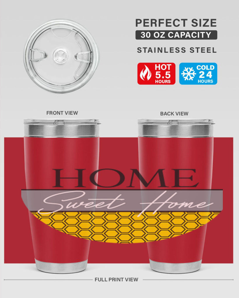 Home Sweet Home Hive lines246#- spring- Tumbler