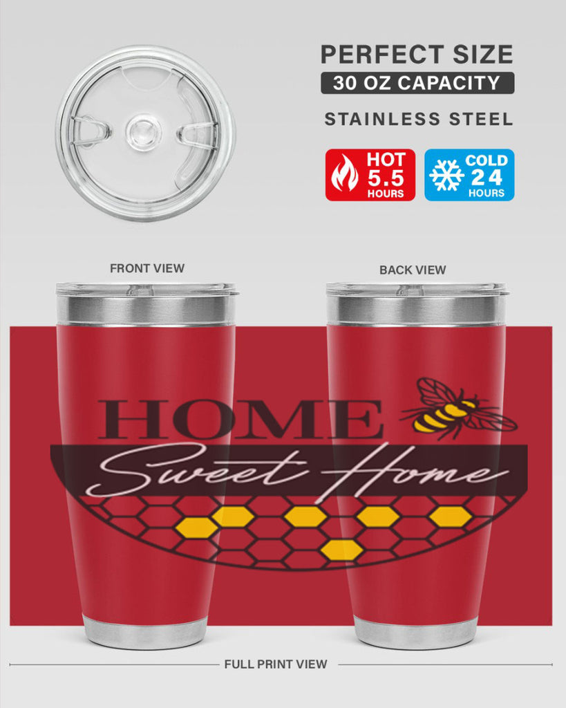 Home Sweet home bee and hive244#- spring- Tumbler