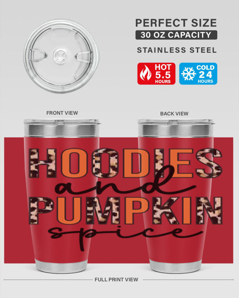 Hoodies and pumpkin spice 317#- fall- Tumbler