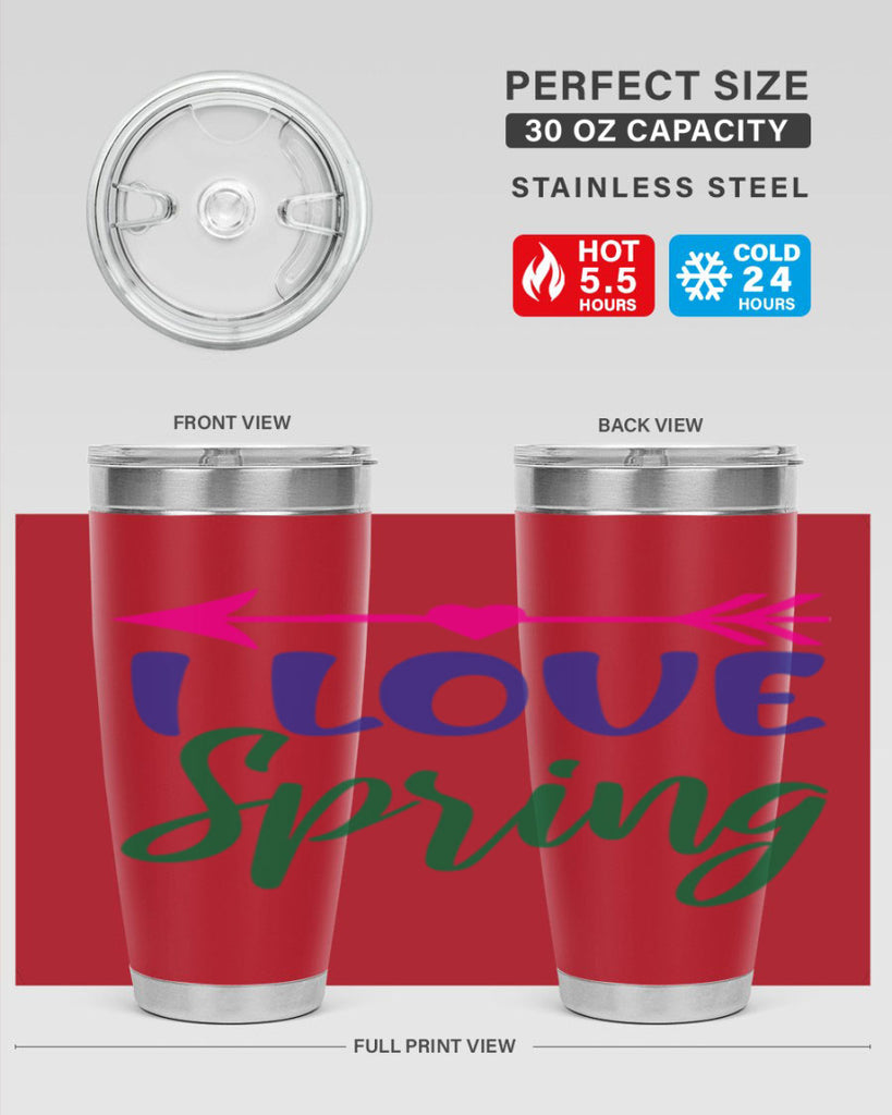 I Love Spring 272#- spring- Tumbler