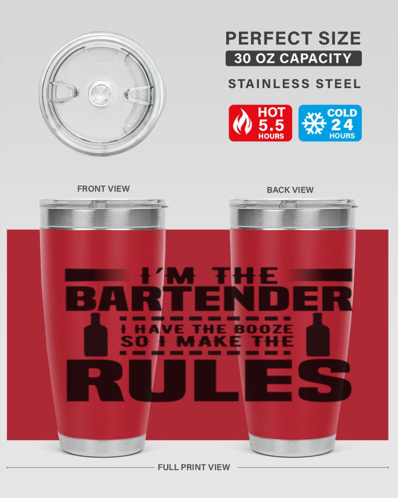 I am the Bartender Style 2#- bartender- tumbler