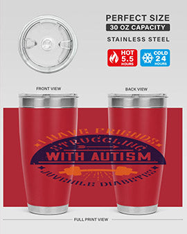 I have friends struggling with autism juvenile diabetes Style 32#- diabetes- Tumbler