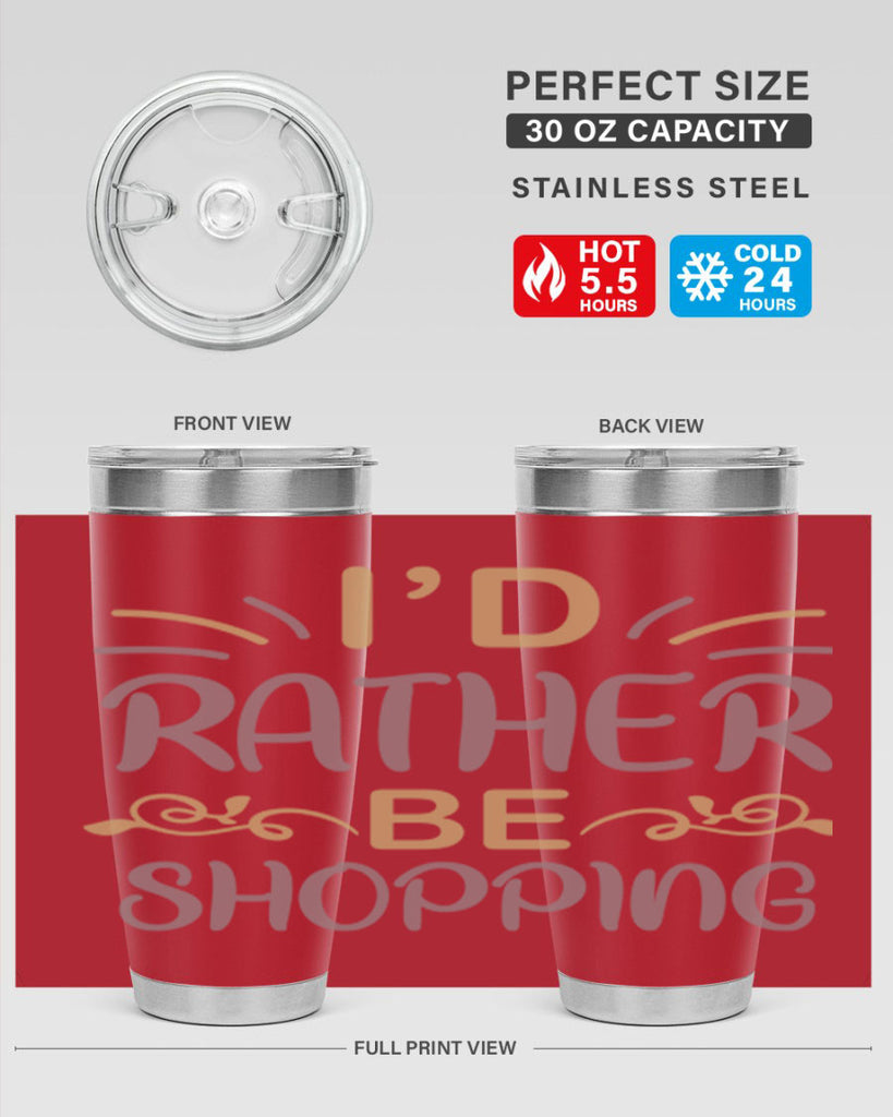Id Rather Be Shopping 109#- fashion- Cotton Tank