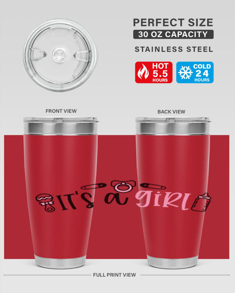 Its A Girl Style 78#- baby- tumbler
