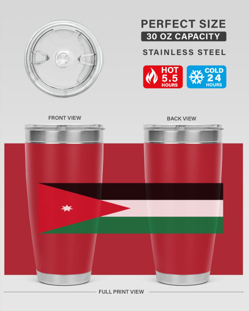Jordan 112#- world flags- Tumbler