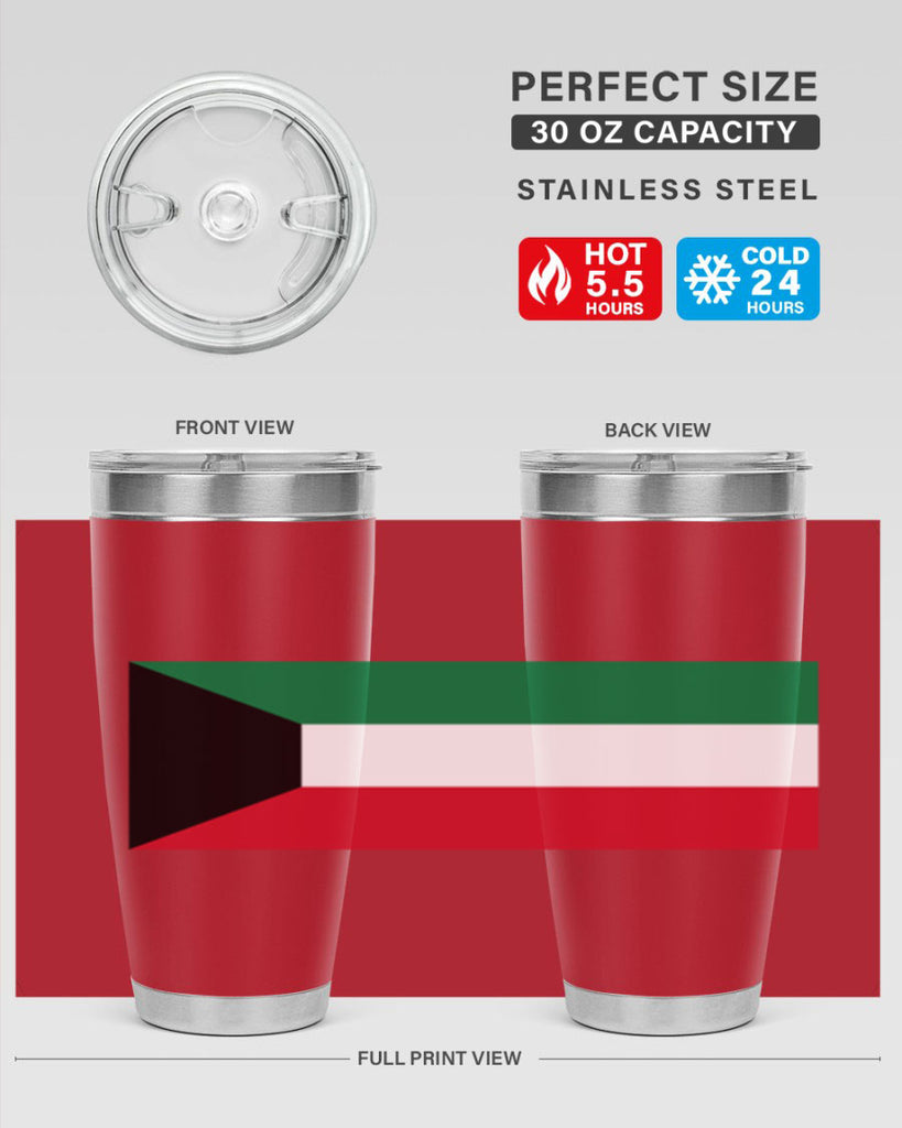 Kuwait 107#- world flags- Tumbler