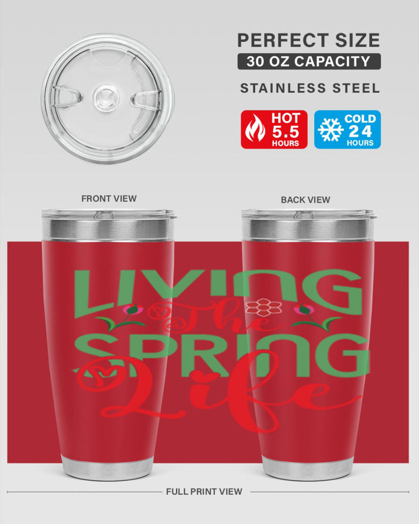 Living The Spring Life 322#- spring- Tumbler