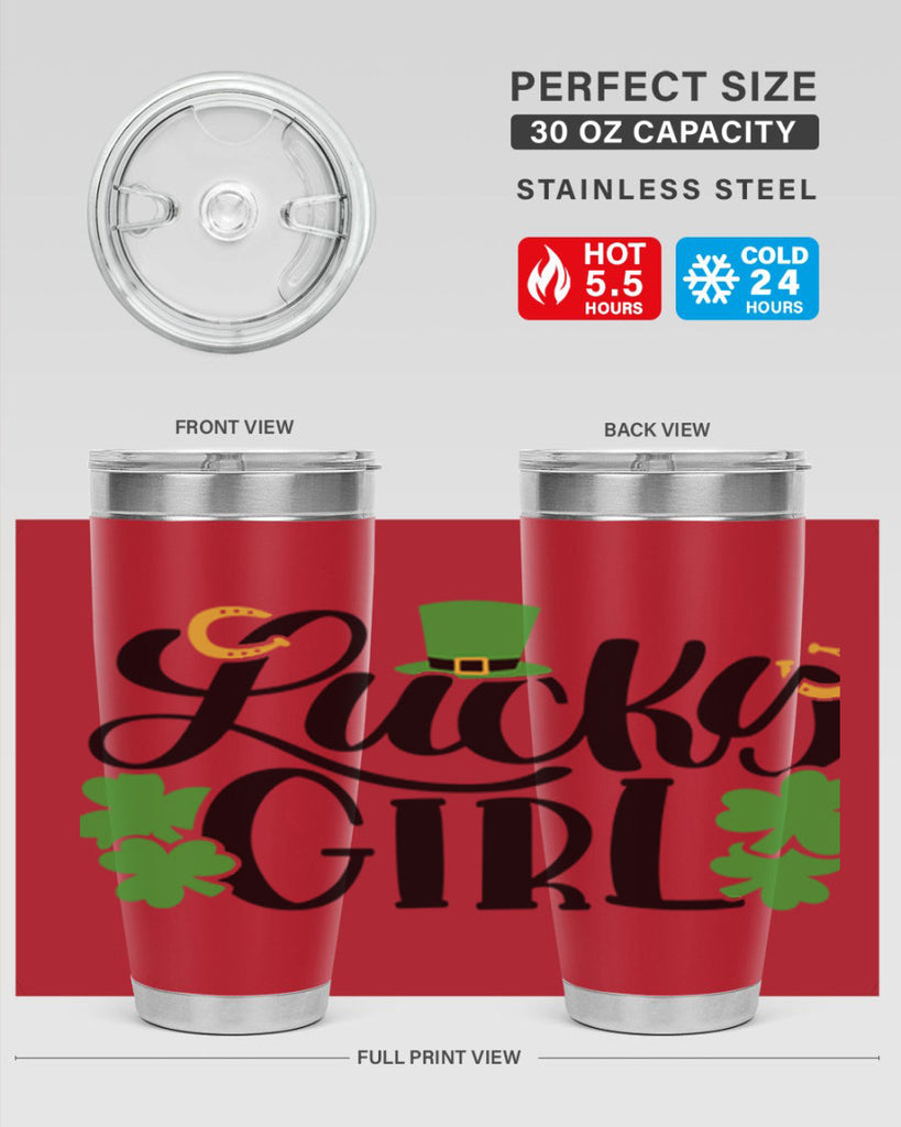 Lucky Girl Style 56#- St Patricks Day- Tumbler