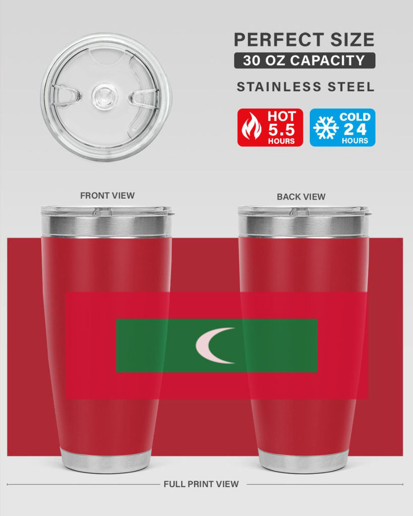 Maldives 93#- world flags- Tumbler