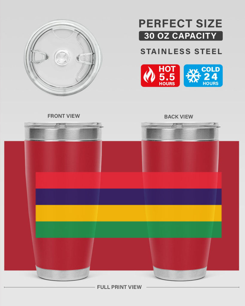 Mauritius 88#- world flags- Tumbler