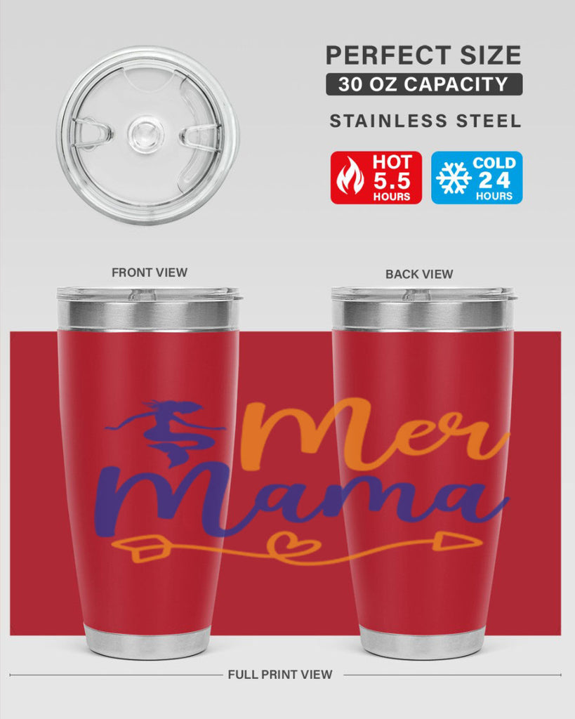 Mer Mama 331#- mermaid- Tumbler