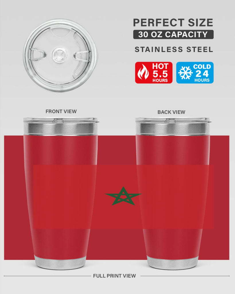 Morocco 81#- world flags- Tumbler
