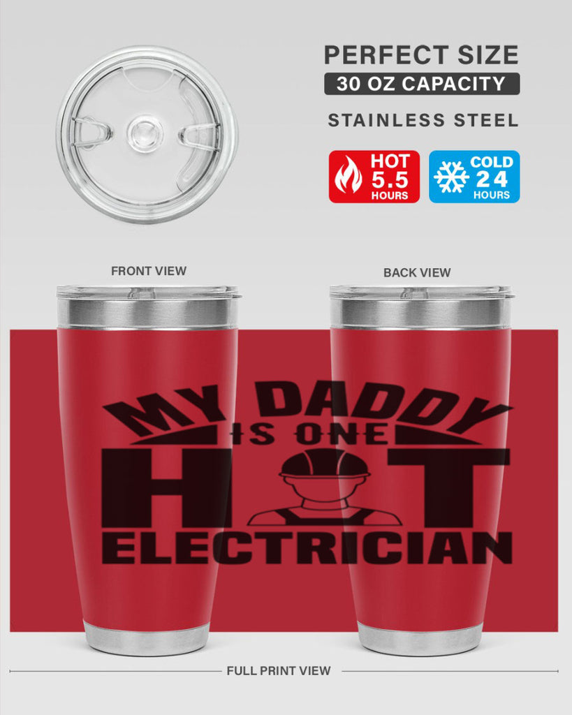 My Daddy Style 24#- electrician- tumbler