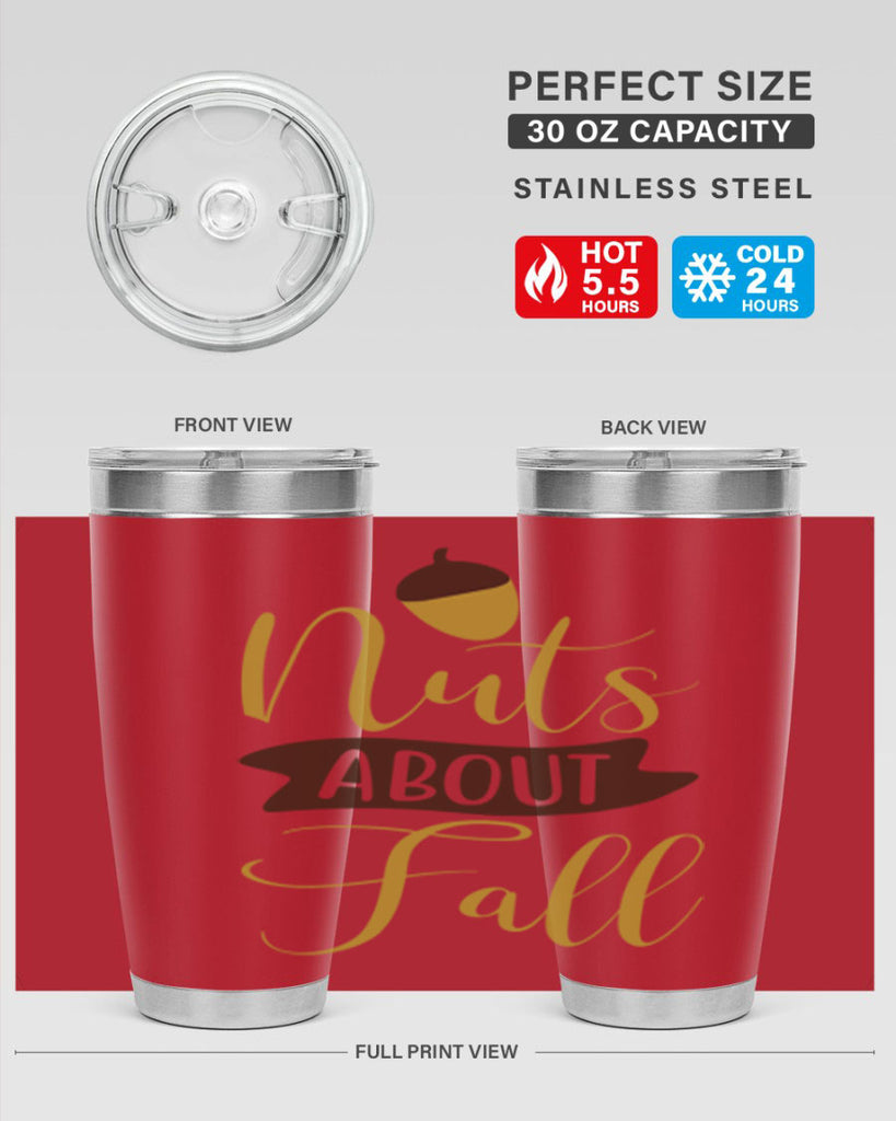 Nuts About Fall 442#- fall- Tumbler