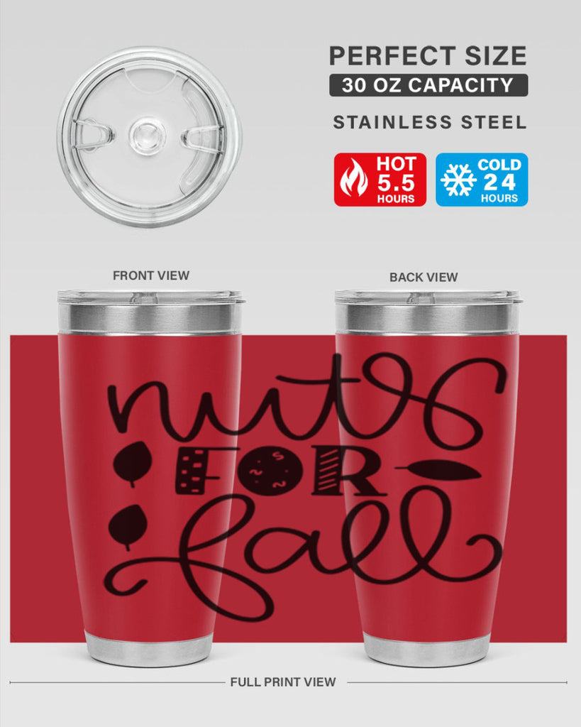 Nuts For Fall 446#- fall- Tumbler