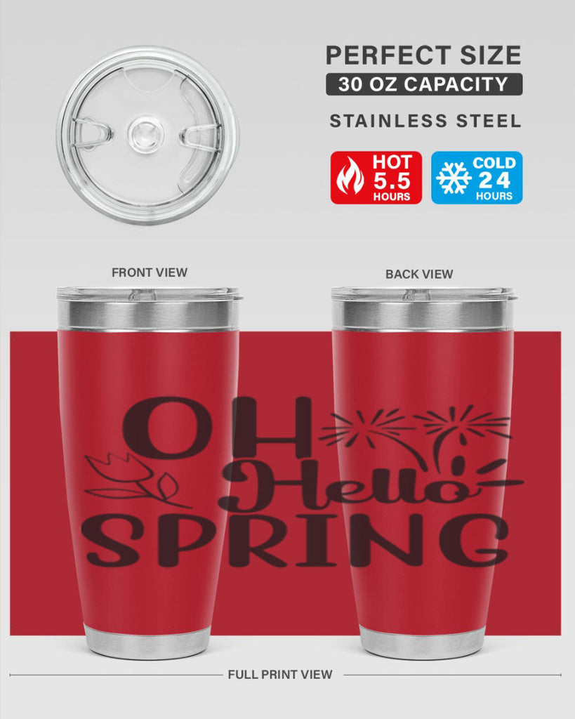 Oh hello spring 358#- spring- Tumbler