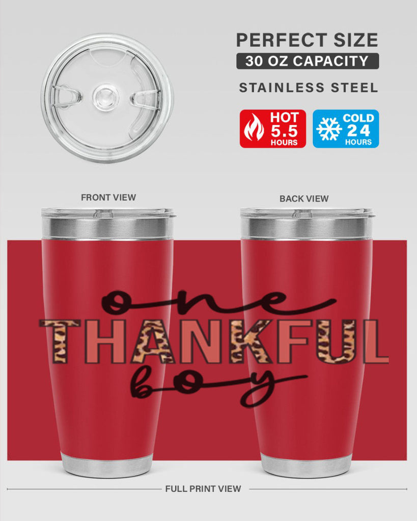 One thankful boy 462#- fall- Tumbler