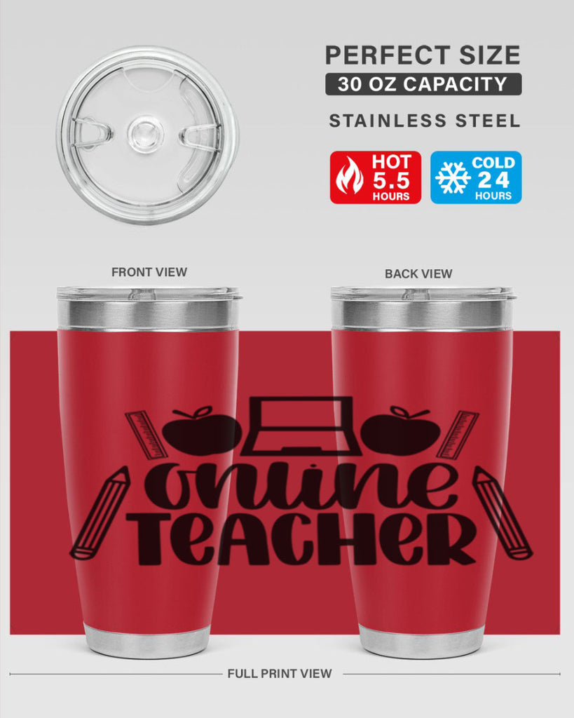 Online Teacher Style 61#- teacher- tumbler