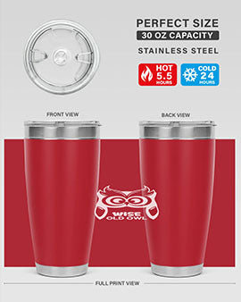 Owl Lover Wise Old Owl A TurtleRabbit 13#- owl- Tumblers