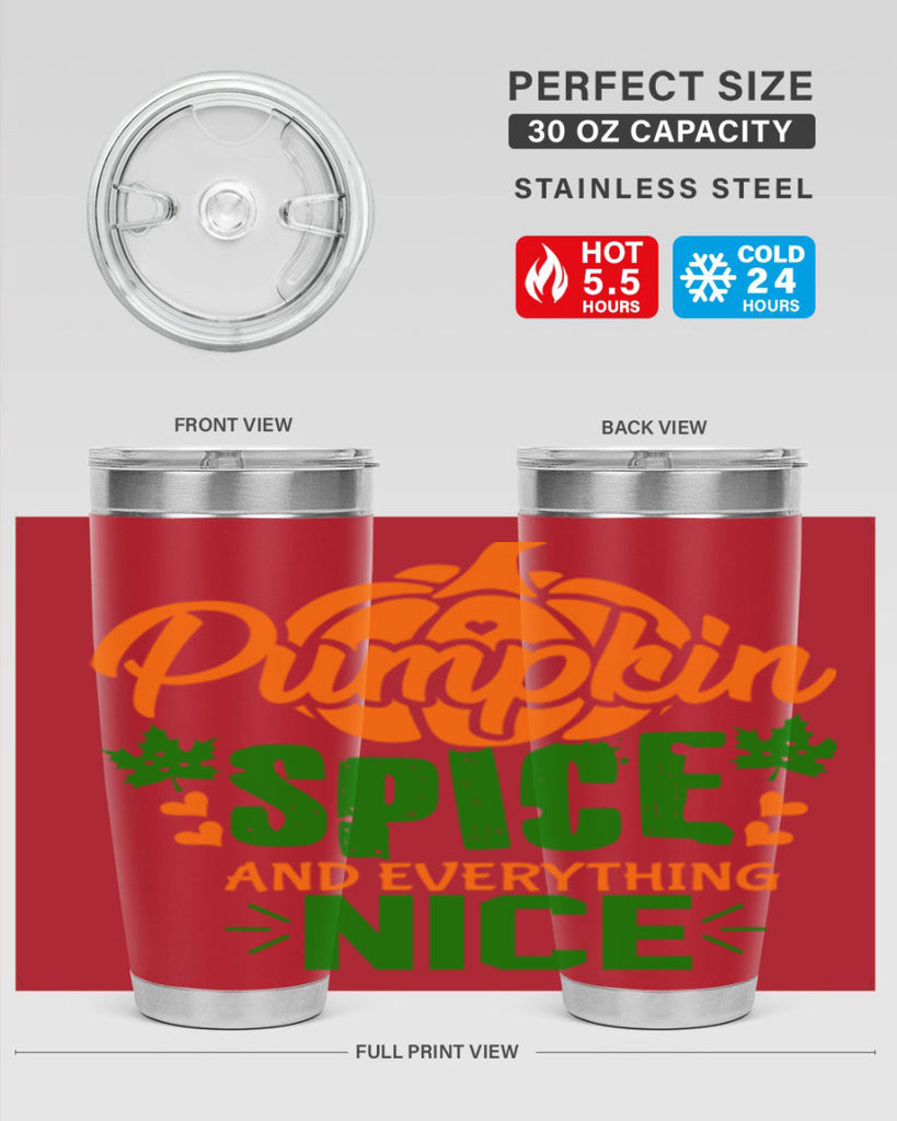 Pumpkin Spice and Everything Nice 538#- fall- Tumbler