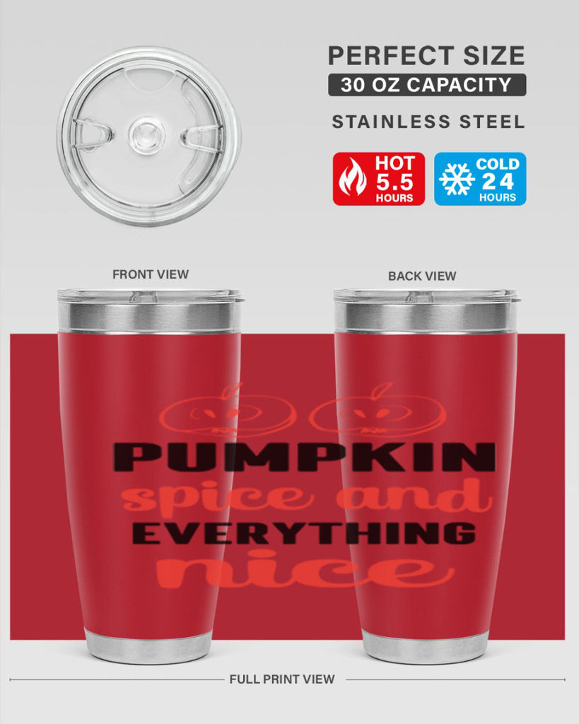 Pumpkin spice and everything nice 537#- fall- Tumbler