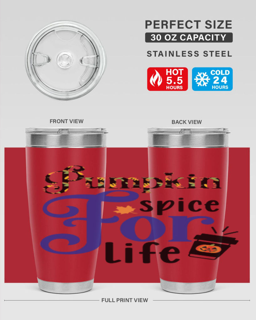Pumpkinspiceforlife 566#- fall- Tumbler