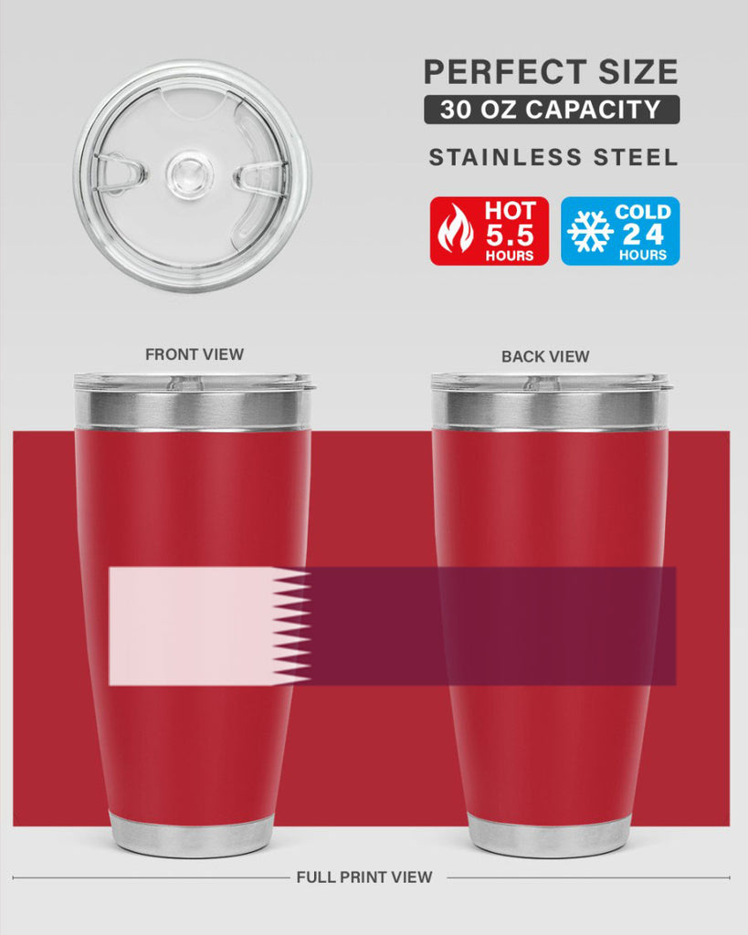 Qatar 56#- world flags- Tumbler