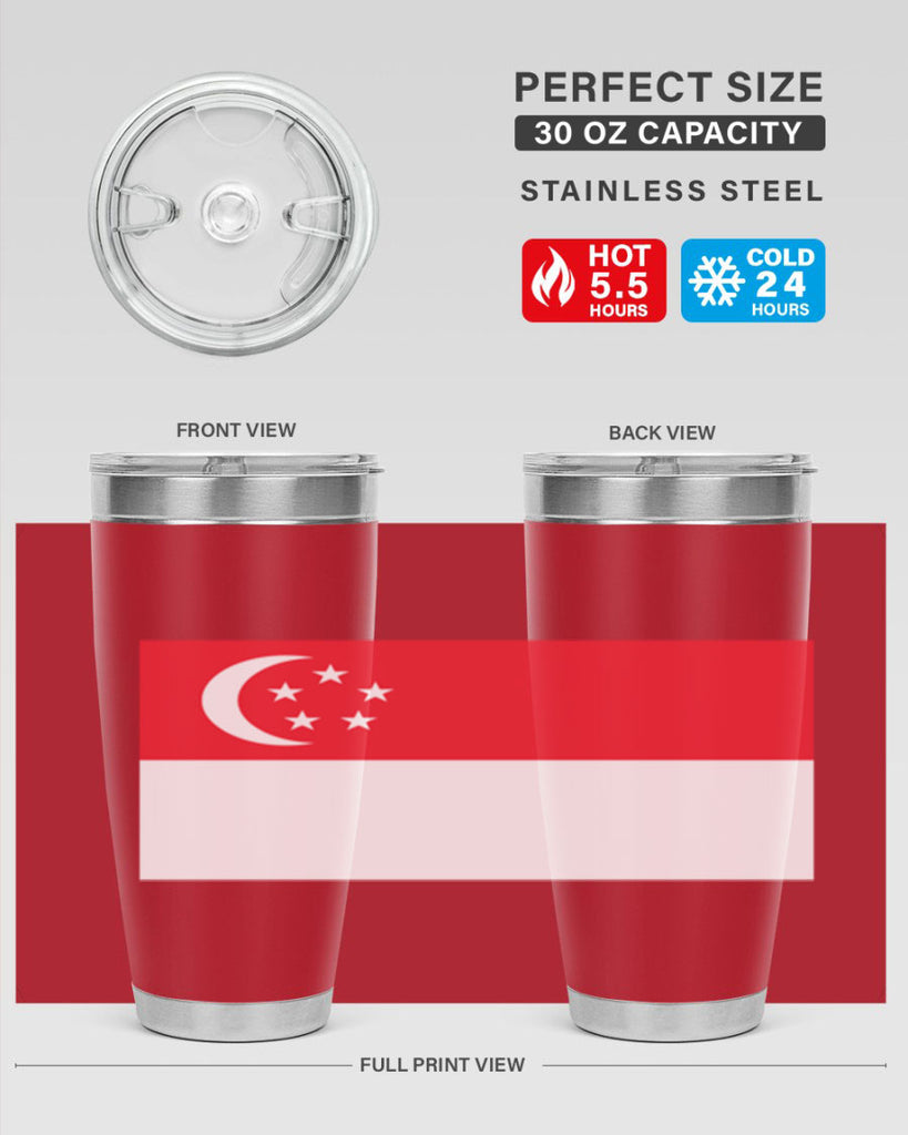 Singapore 41#- world flags- Tumbler