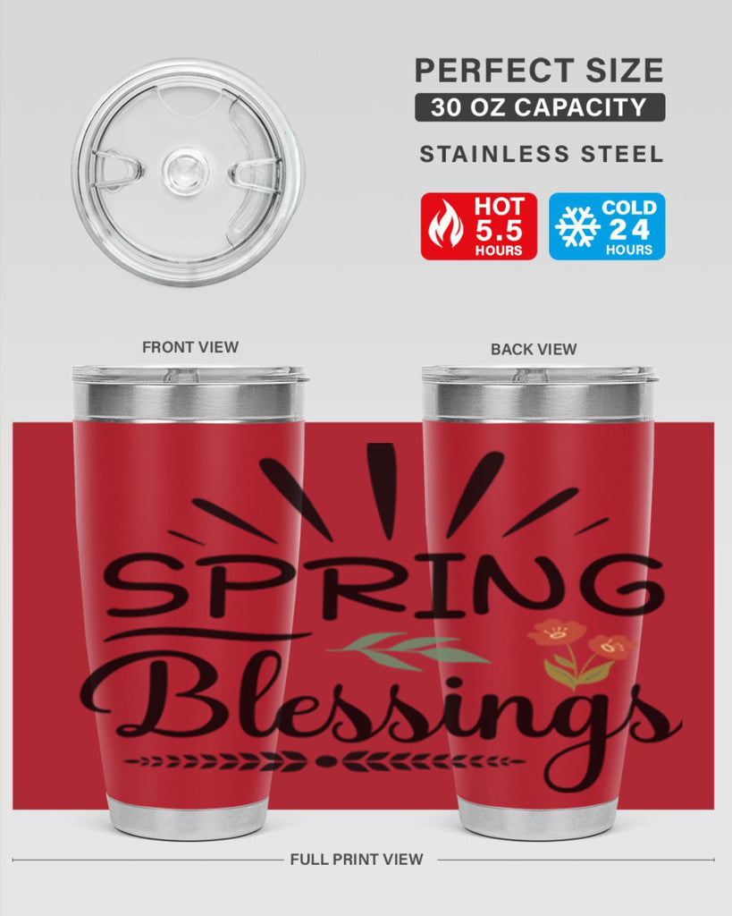 Spring Blessings  482#- spring- Tumbler