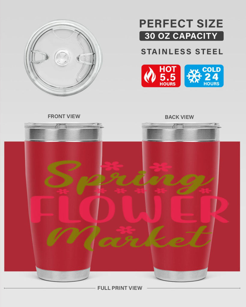 Spring Flower Market 423#- spring- Tumbler