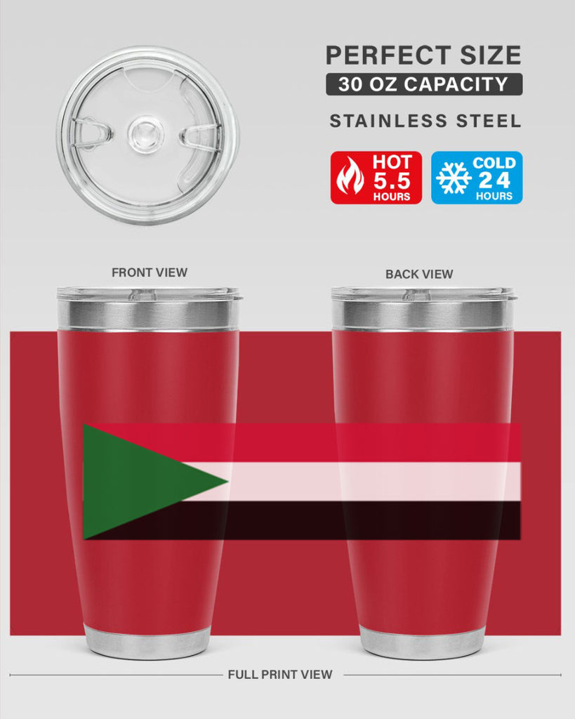 Sudan 31#- world flags- Tumbler