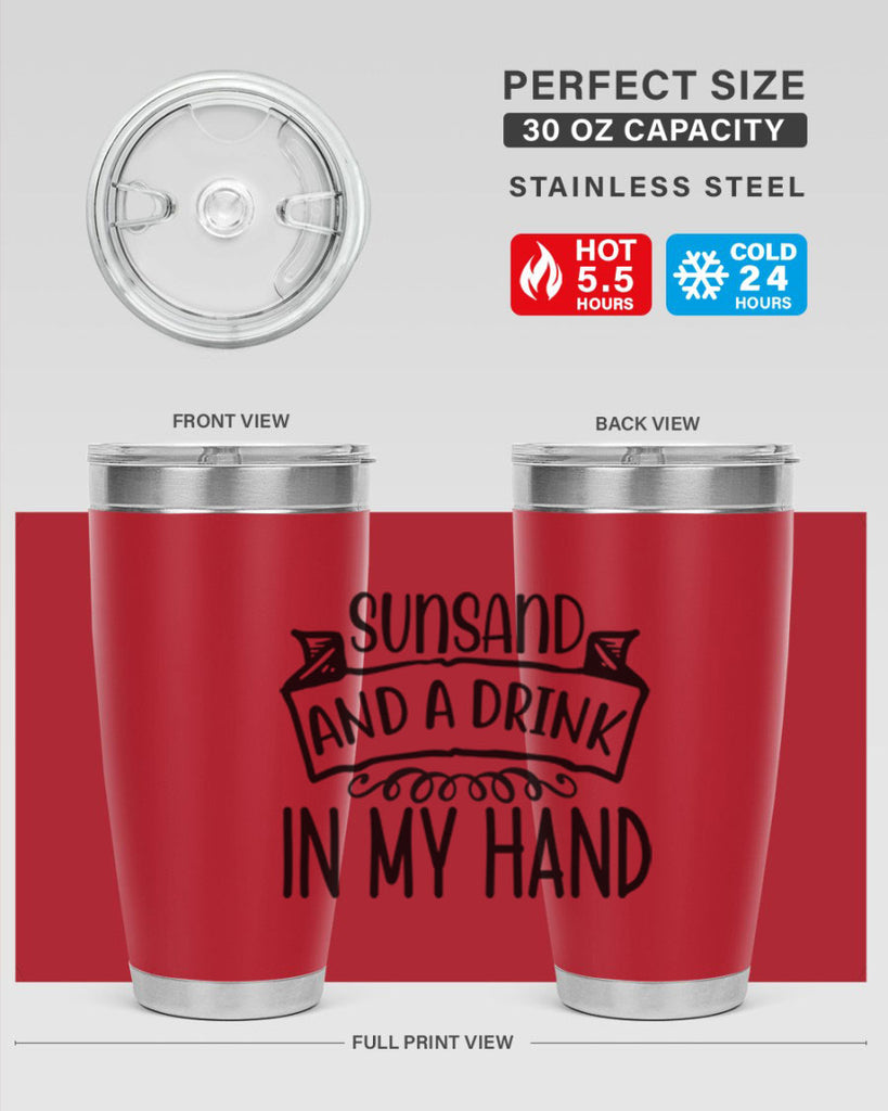 Sunsandandadrinkin 483#- zodiac- Tumbler