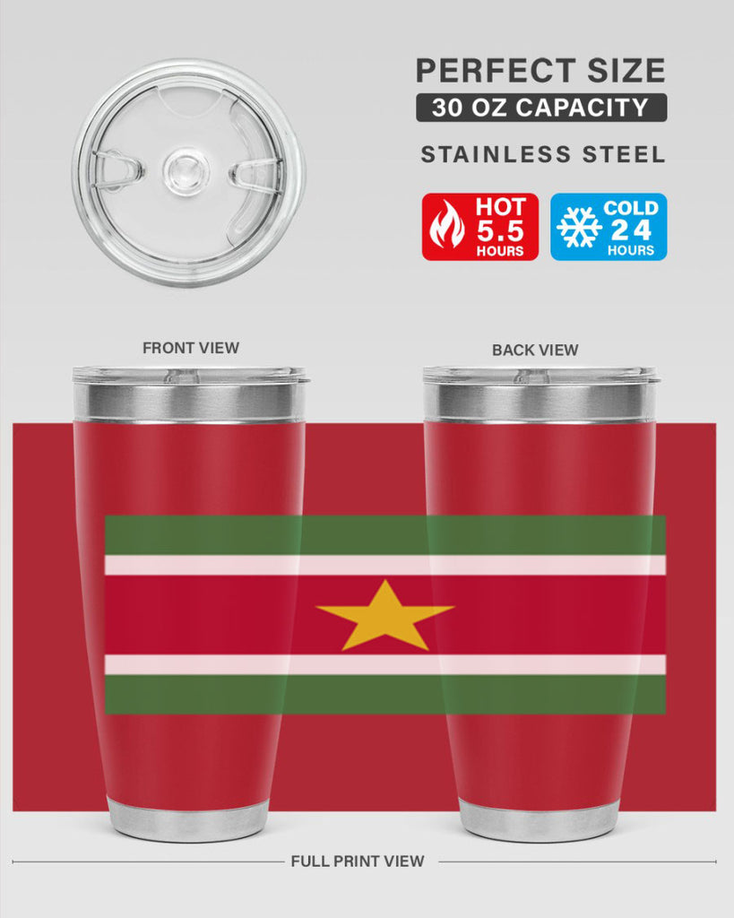 Suriname 30#- world flags- Tumbler