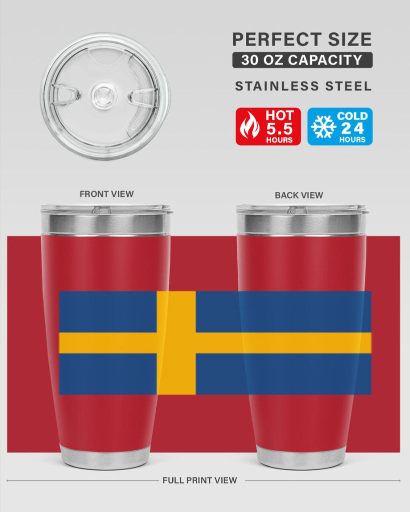 Sweden 29#- world flags- Tumbler