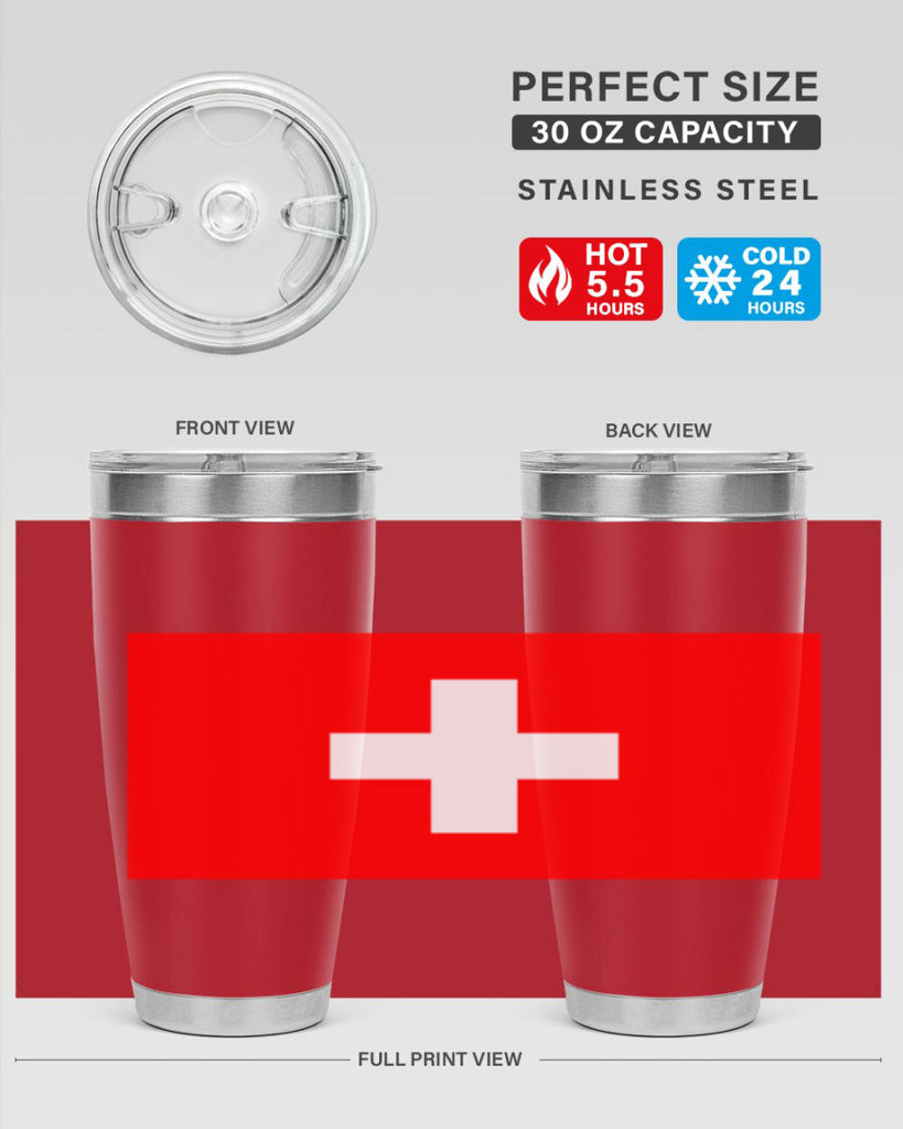 Switzerland 28#- world flags- Tumbler