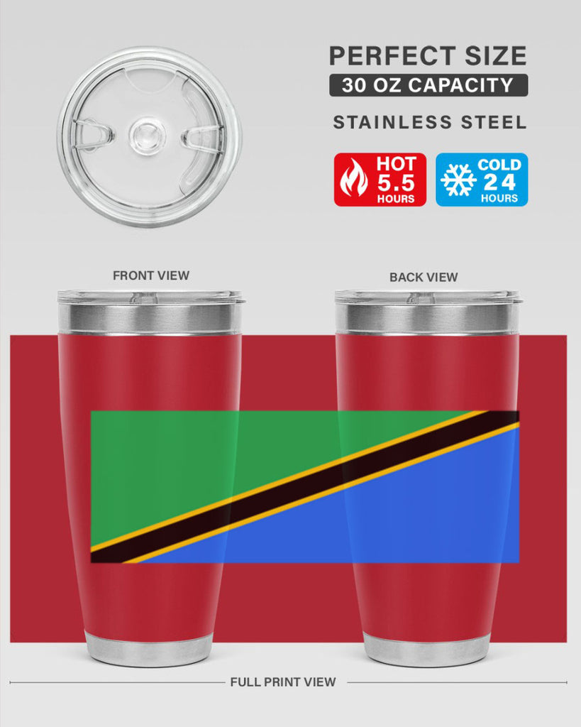 Tanzania 24#- world flags- Tumbler