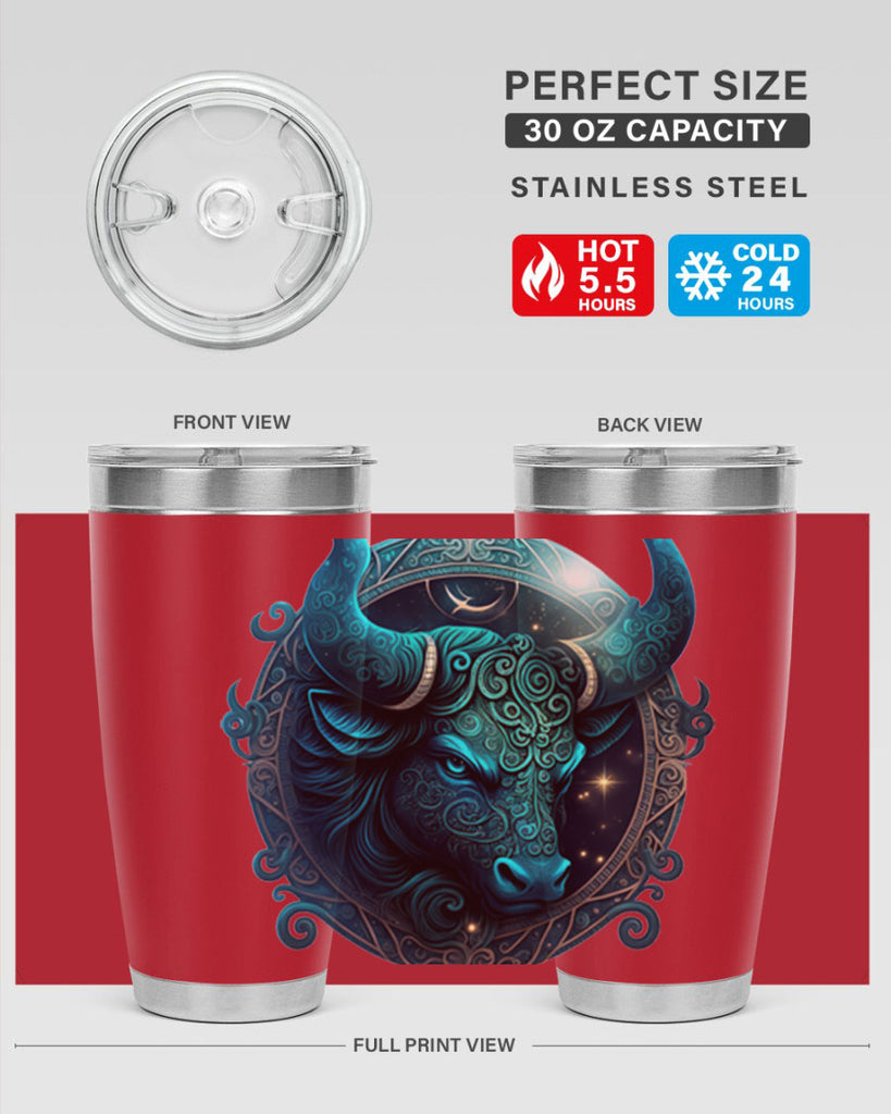 Taurus 485#- zodiac- Tumbler