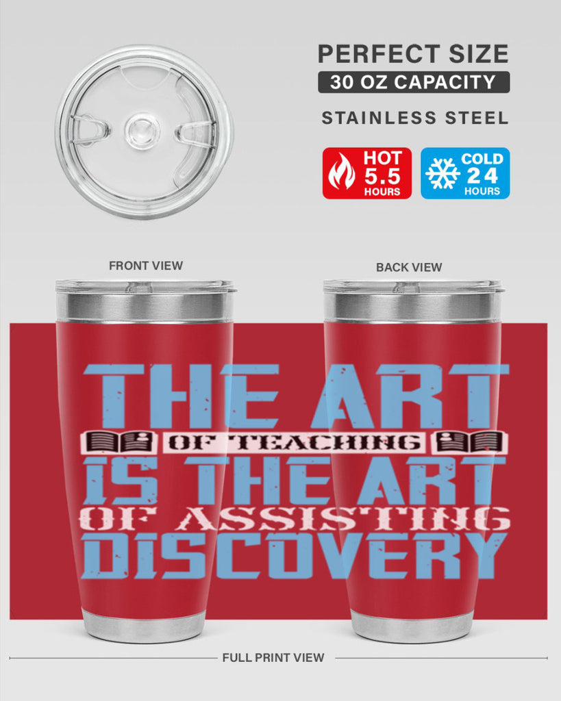 The art of teaching is the art of assisting discovery Style 15#- coaching- tumbler