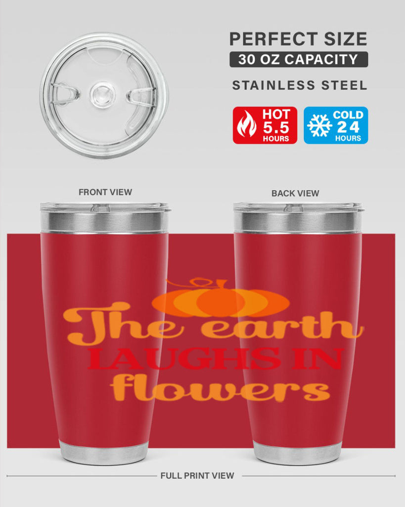 The earth laughs in flowers 538#- spring- Tumbler