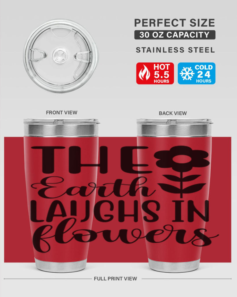 The earth laughs in flowers 548#- spring- Tumbler