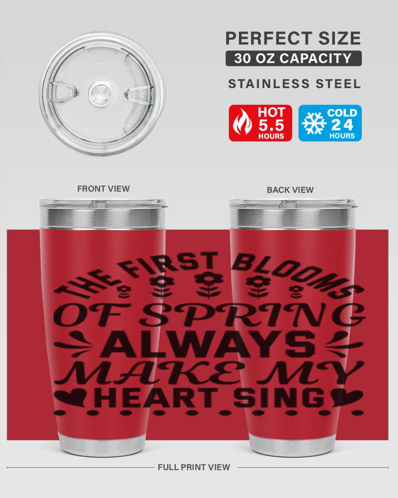 The first blooms of spring 549#- spring- Tumbler