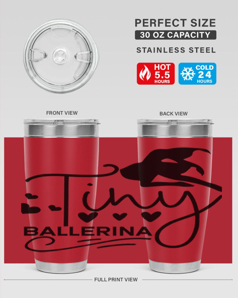 Tiny Ballerina 89#- ballet- Tumbler
