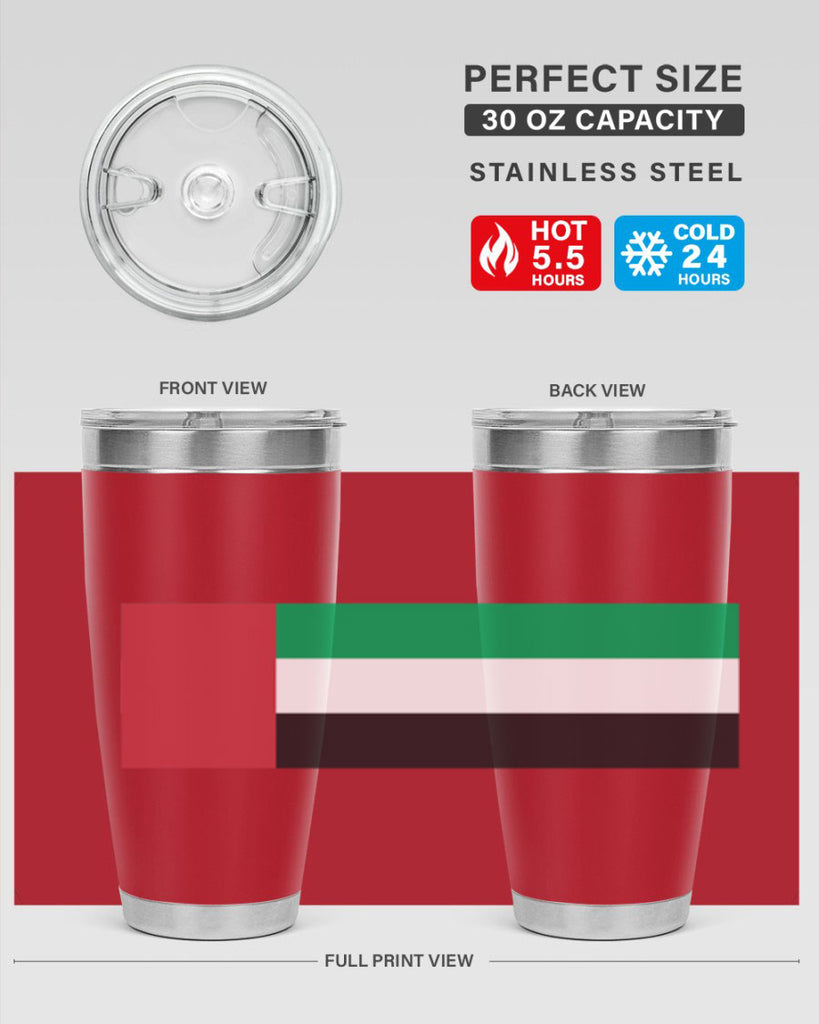 United Arab Emirates 12#- world flags- Tumbler