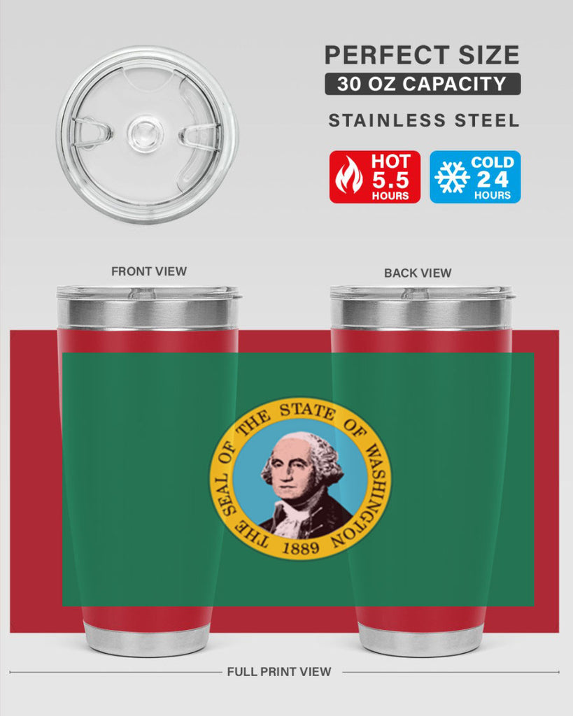 Washington 4#- stateflags- Tumbler
