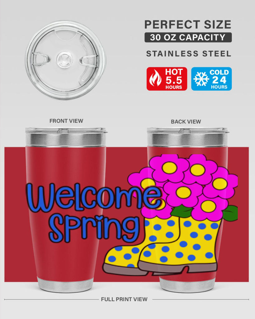 Welcome Spring rainboots page577#- spring- Tumbler