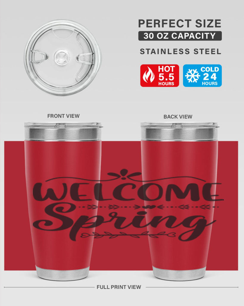 Welcome spring 576#- spring- Tumbler