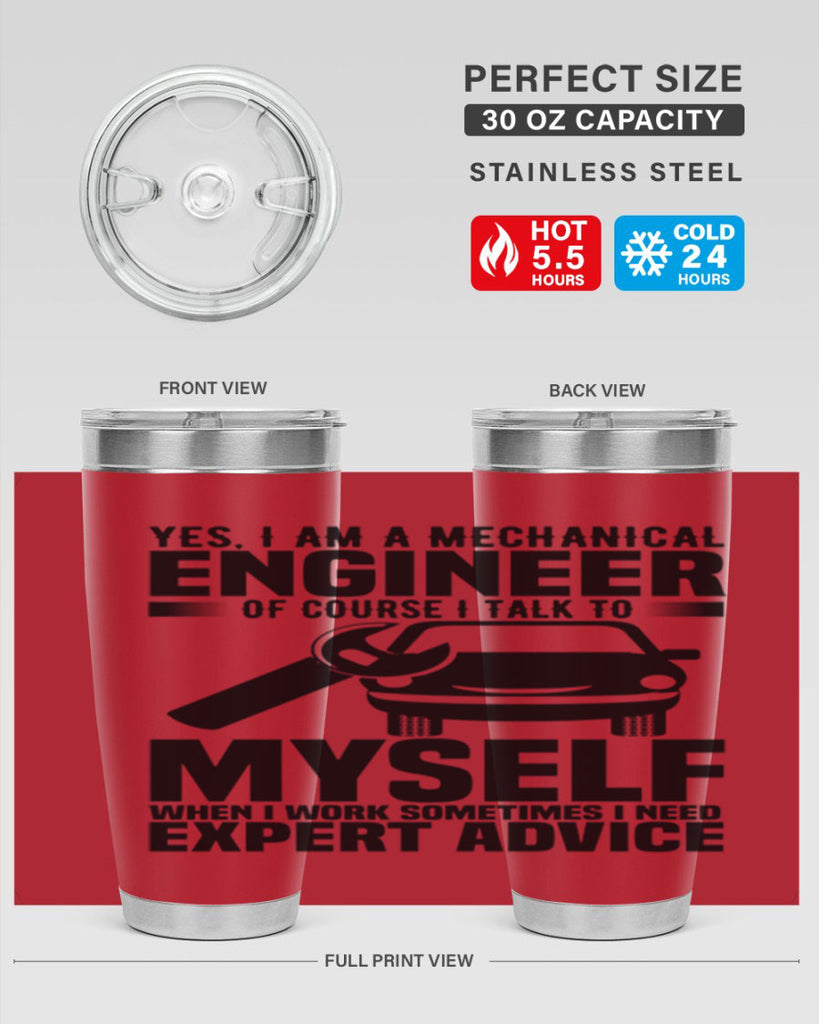 Yes I Am A Mechanical Style 1#- engineer- tumbler