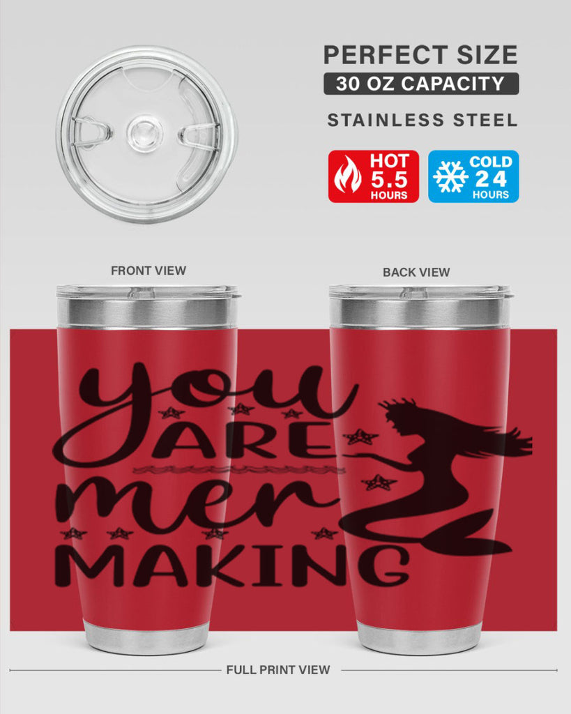 You are mer making 684#- mermaid- Tumbler