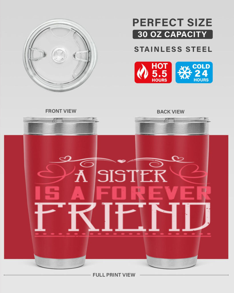 a sister is a forever friend 47#- sister- Tumbler