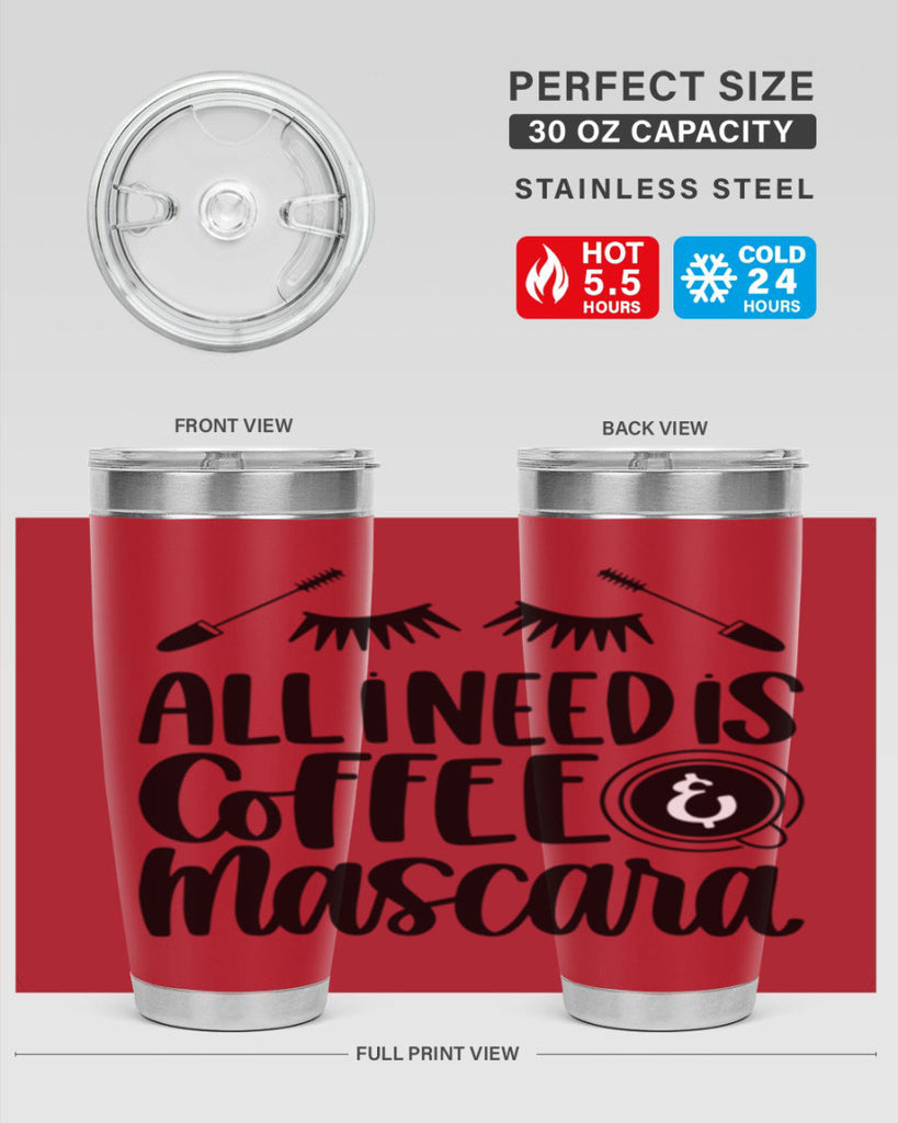 all i need is coffee mascara 189#- coffee- Tumbler